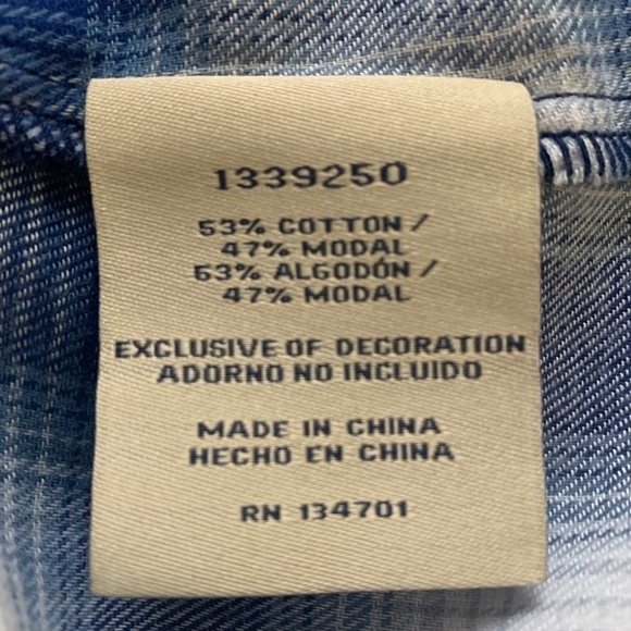 Boston Traders NWT Flannel Plaid Long Sleeve Shirt - Picture 11 of 12